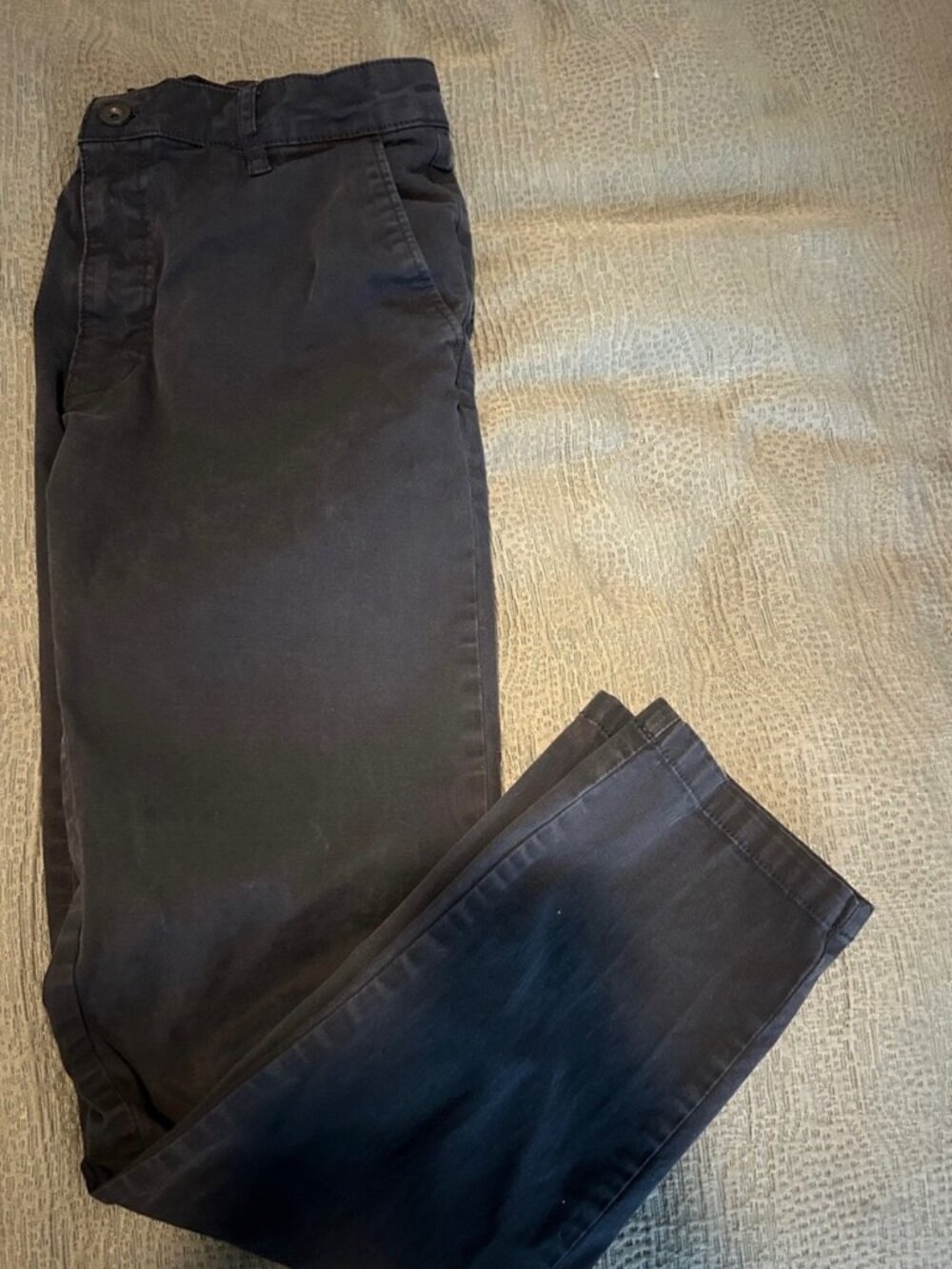 Zara Men's Navy Slim Fit Khakis - Size 34 US